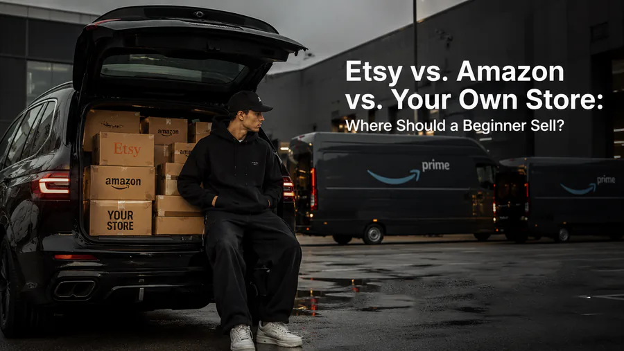 Etsy vs. Amazon vs. Your Own Store: Where Should a Beginner Sell?